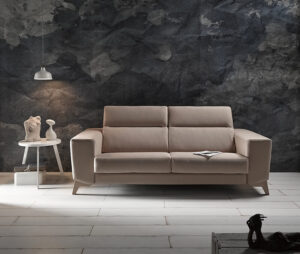 sillon sofa comodo elegante marron